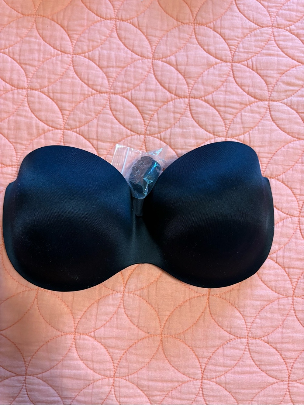 Women’s Strapless T-shirt Bra - Black, Blue, Beige 34D - Picture 4 of 9
